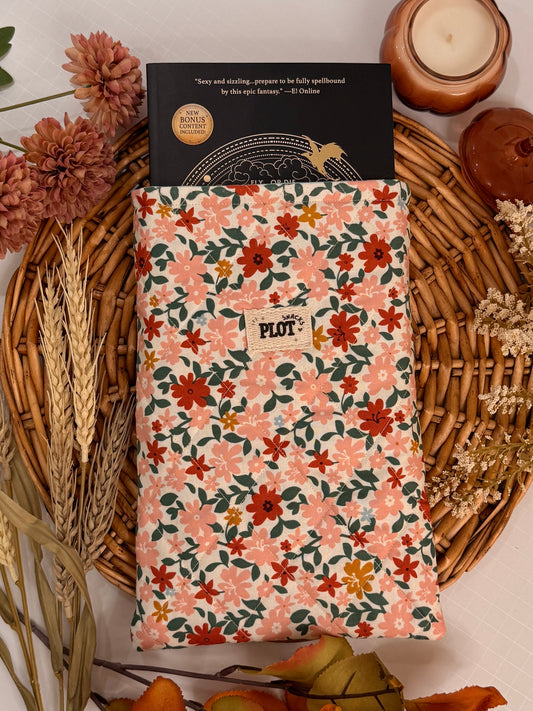 Pink Myrtle Book Sleeve